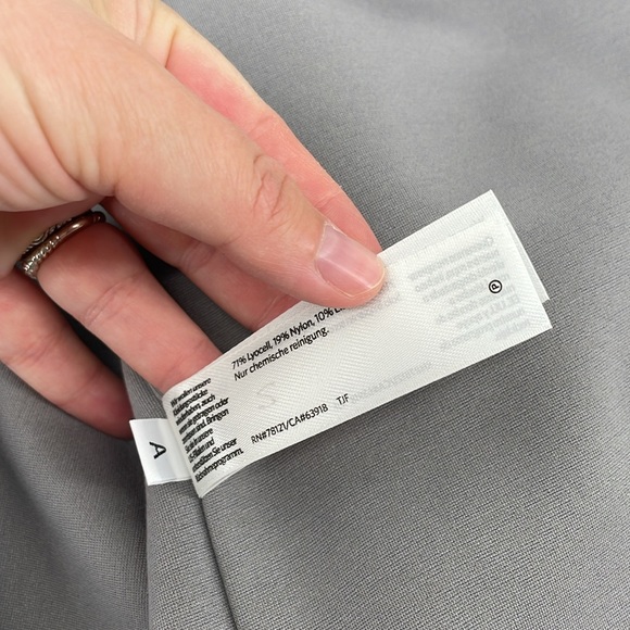 Eileen Fisher Flex Tencel Ponte Notch Collar Jacket in Gray XL A17 - Picture 6 of 7